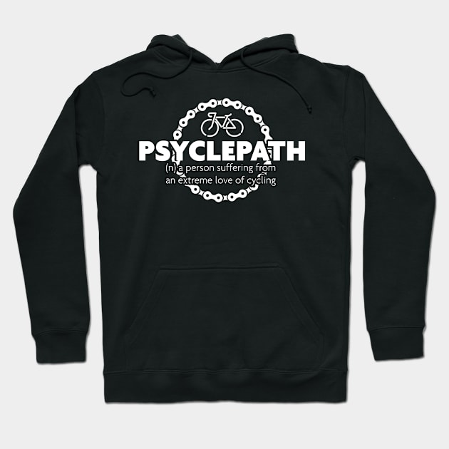 Psyclepath Cycling Hoodie by CasesTshirts